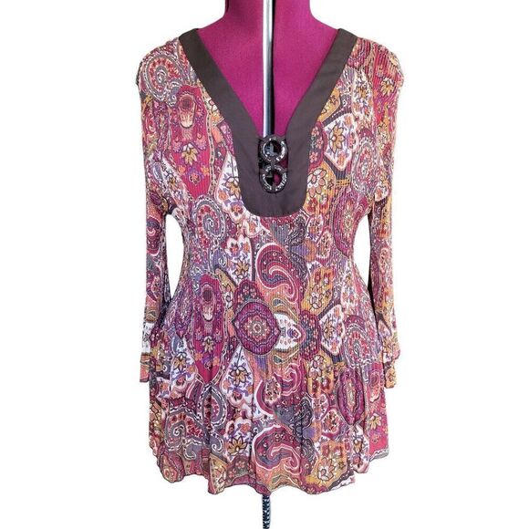 Dress Barn Paisley Tunic (Size 3X) - Picture 1 of 7